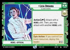Leia Organa [Foil Hyperspace] #9 Star Wars Unlimited: Spark of Rebellion Prices