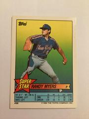 Randy Meyers Baseball Cards 1989 Topps Stickercards Blank Back Prices