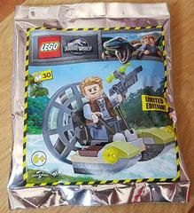 LEGO Set | Owen with Airboat LEGO Jurassic World