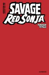Savage Red Sonja [Red Blank] #1 (2023) Comic Books Savage Red Sonja Prices