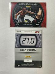 Khaos Williams #14 Ufc Cards 2022 Panini Instant UFC Fastest Finishes Prices