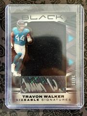 Travon Walker Football Cards 2022 Panini Black Sizeable Signatures Rookie Jersey Prices
