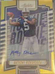 Anthony Richardson [Signature Spectrum Gold] #104 Football Cards 2023 Panini Absolute Prices