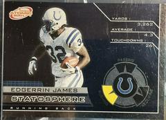 Edgerrin James #15 Football Cards 2001 Pacific Prism Atomic Stratosphere Prices