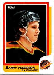 Barry Pederson #34 Hockey Cards 1986 Topps Prices