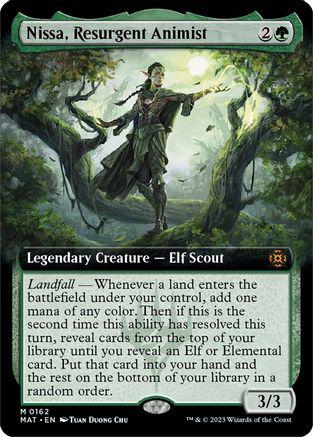 Nissa, Resurgent Animist [Extended Art] #162 Magic March of the Machine: The Aftermath