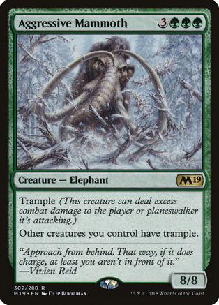 Aggressive Mammoth Magic Core Set 2019