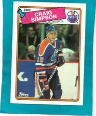Craig Simpson Hockey Cards 1988 Topps Prices