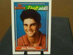 Jon Farrell #9 Baseball Cards 1992 Topps Prices
