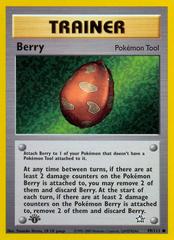 Berry [1st Edition] #99 Pokemon Neo Genesis Prices
