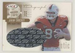 Jeremy Shockey [Bronze] Football Cards 2002 Sage Autographs Prices
