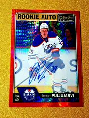 Jesse Puljujarvi [Red Prism] Hockey Cards 2016 O-Pee-Chee Platinum Rookie Autographs Prices