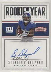 Sterling Shepard [Autograph] #8 Football Cards 2016 Panini Contenders Rookie of the Year Prices