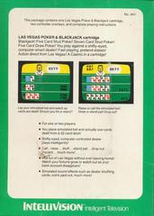 Back Cover | Las Vegas Poker & Blackjack Intellivision