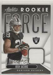 Josh Jacobs Football Cards 2019 Panini Absolute Rookie Force Prices