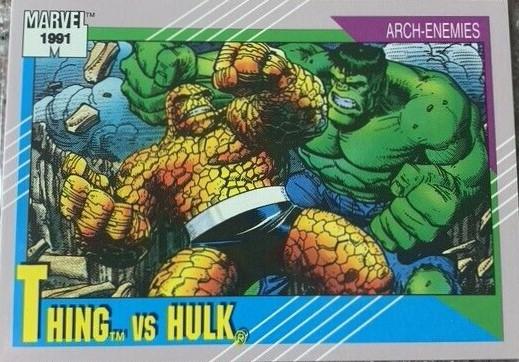 Thing vs. Hulk #103 Marvel 1991 Universe