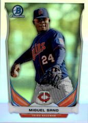 Miguel Sano [Chrome] Baseball Cards 2014 Bowman Draft Picks Top Prospects Prices