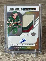 Calen Addison Hockey Cards 2021 Upper Deck Black Diamond Jewels of the Draft Prices