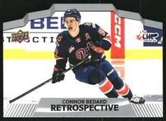 Connor Bedard #CB3 Hockey Cards 2022 Upper Deck CHL Connor Bedard Retrospective Prices