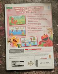 Back Of Box | Sesame Street: Elmo's A-To-Zoo Adventure [Not for Resale] Wii