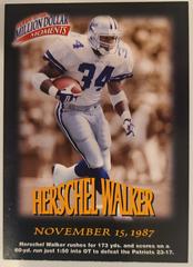 Herschel Walker Football Cards 1997 Fleer Million Dollar Moments Prices