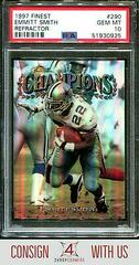 Emmitt Smith [Refractor] #290 Football Cards 1997 Topps Finest Prices