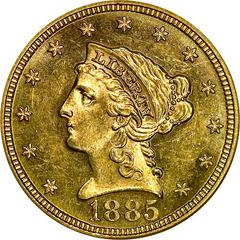 1885 [PROOF] Coins Liberty Head Quarter Eagle Prices