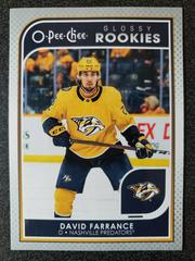 David Farrance [Silver] Hockey Cards 2021 Upper Deck O Pee Chee Glossy Prices