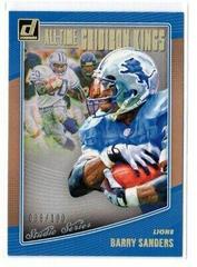 Barry Sanders [Studio Series] Football Cards 2018 Donruss All-Time Gridiron Kings Prices