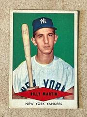 Billy Martin Baseball Cards 1954 Red Heart Prices