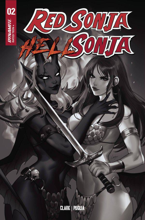 Red Sonja / Hell Sonja [Leirix Black White] #2 (2023) Comic Books Red Sonja / Hell Sonja