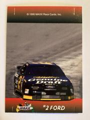 #2 Ford [pop up] #5 of 6 Racing Cards 1995 MAXX Prices