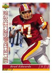 Brad Edwards #125 Football Cards 1993 Upper Deck Prices