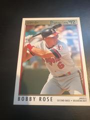 Bobby Rose #169 Baseball Cards 1992 O Pee Chee Premier Prices