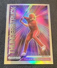 Tyler McDonough [Silver Prizm] #T-TM Baseball Cards 2021 Panini Prizm Draft Picks Thunderstruck Prices