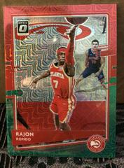 Rajon Rondo [Choice Red Green] Basketball Cards 2020 Panini Donruss Optic Prices