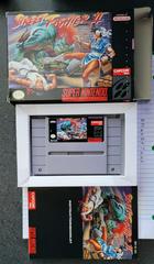 Box, Cartridge, Manual, And Tray | Street Fighter II Super Nintendo
