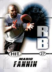 Mario Fannin #27 Football Cards 2011 Sage Hit Prices