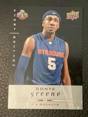 Donte Greene goi #240 Basketball Cards 2008 Upper Deck First Edition Prices
