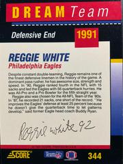 Back | Reggie White Football Cards 1991 Score
