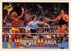 Hulk Hogan, Andre the Giant #37 Wrestling Cards 1990 Classic WWF The History of Wrestlemania Prices