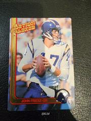 John Friesz Football Cards 1991 Action Packed Rookie Update Prices