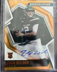 Zach Wilson [Signature Gold] #102 Football Cards 2021 Panini Rookies and Stars Prices