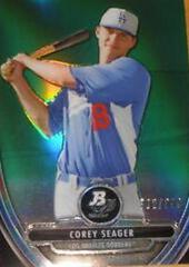 Corey Seager [Green Refractor] #41 Baseball Cards 2013 Bowman Platinum Chrome Prospects Prices