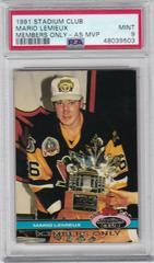 Mario Lemieux [As MVP] Hockey Cards 1991 Stadium Club Members Only Prices