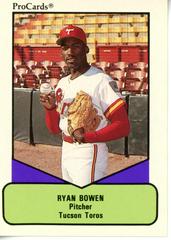 Ryan Bowen #186 Baseball Cards 1990 ProCards AAA Prices