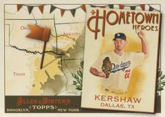 Clayton Kershaw #HH37 Baseball Cards 2011 Topps Allen & Ginter Hometown Heroes Prices