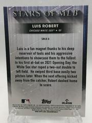 Back Of Card | Luis Robert Baseball Cards 2022 Topps Stars of MLB