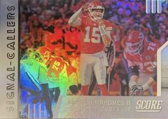 Patrick Mahomes II Football Cards 2019 Panini Score Signal Callers Prices
