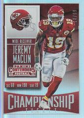 Jeremy Maclin [Championship Ticket] #5 Football Cards 2015 Panini Contenders Prices